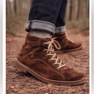 Josef Seibel Brown Suede Chukka Boots Cozy Lined Ankle Boots